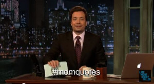 Jimmy reads his favorite tweets with the hashtag #MomQuotes.