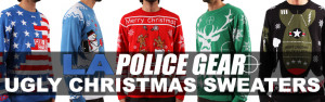 LA Police Gear Christmas Sweaters