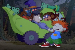 There's a monkey who's trying to take Tommy's brother!