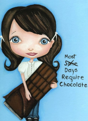 sort of a chocolate addict...and I love this print. I love how the ...
