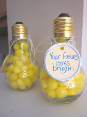 Light Bulb Jar Gifts for Graduation