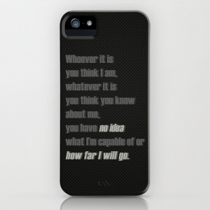 Castle (TV Show) Quotes | Kate Beckett iPhone & iPod Case