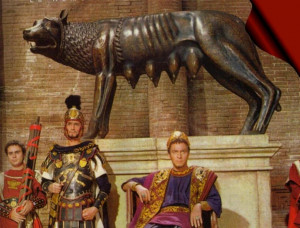 Christopher Plummer as Commodus in The Fall of the Roman Empire