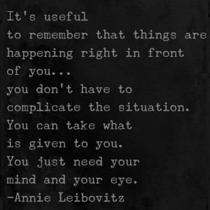 Annie Leibovitz: Annie Leibovitz Quotes, Anna Lou Annie, Leibovitz ...