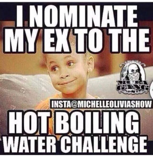 Hot boiling water challenge