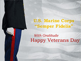 Marine Corps Veterans Day ecard