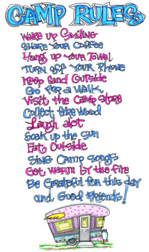 Camp Rules… Exactly!