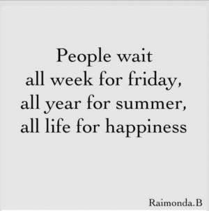 Let's stop waiting...