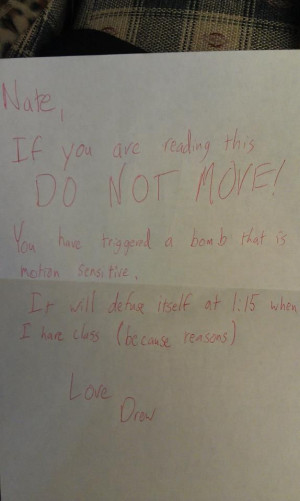 Funny roommate notes about working out17 Funny roommate notes about ...