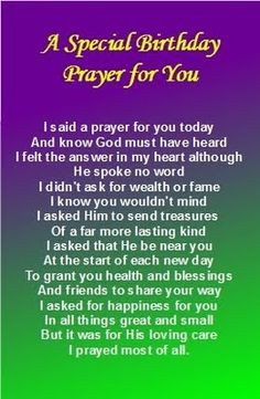 ... quotes or inspirational quotes more birthday prayer special birthday