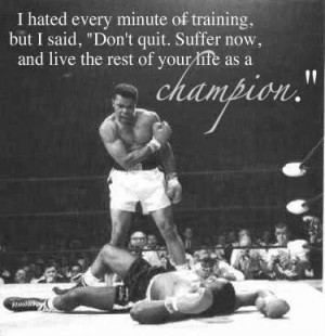 Motivational Quotes by Mohammad Ali for Boxers