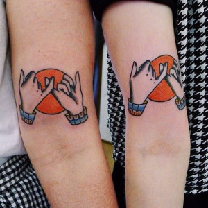 hannahlouiseclark a couple of matching tattoos for a couple of