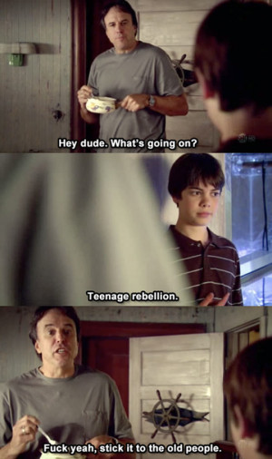 Teenage rebellion…