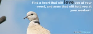 Dove Quote Facebook Timeline Cover