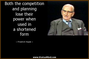 Both the competition and planning lose their power when used in a ...