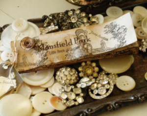 Handmade Little Book of Quotes Jane Austen Mansfield Park ...