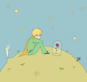 ... the little prince at last it s a little lonely in the desert it is