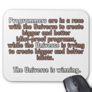 Programmers Vs Universe Mouse Pads