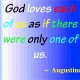 god-loves-each-of-us-as-if-there-were-only-one-of-us-quote-godly ...