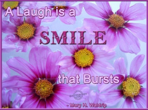 Laughter is good medicine....