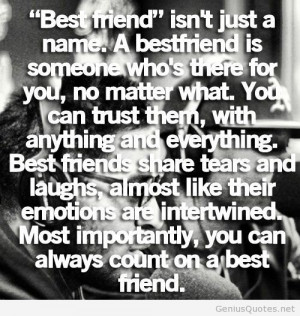 Best friends isnt just a name