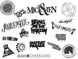 was bored so I made this collage thing of some of my favourite bands