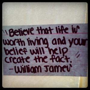 Ayy' , it's just me ( ; (#quote #williamjames (Taken with Instagram))