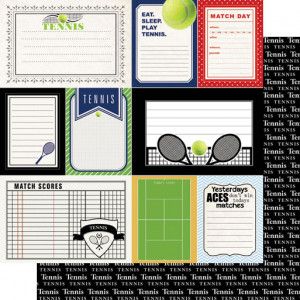 Scrapbook Customs - Sports Pride Collection - 12 x 12 Double Sided ...