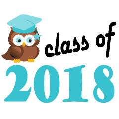 Owl With Graduation Cap Class 2018