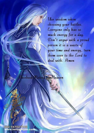 Choose your battles carefully.