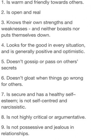 Good traits