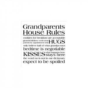 House Rules wall sayings vinyl lettering decal home decor quotes