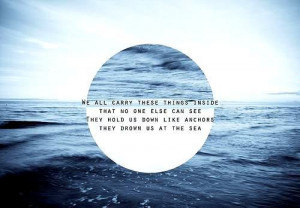 ... Can See They Hold Us Down Like Anchors They Drown Us At The Sea