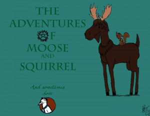 Funnies pictures about Moose and Squirrel Cartoon