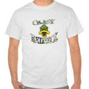 Crazy Redneck Duck Head Camouflage Value T-shirt T Shirt