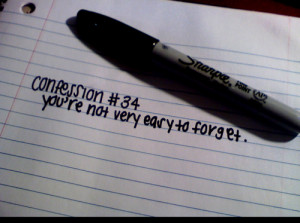 confession, love, sharpie, sharpies