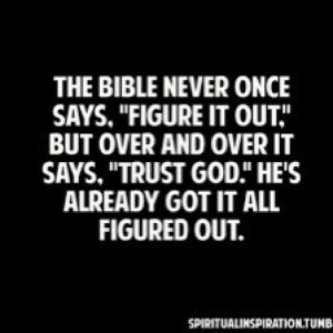 Trust in God #bible