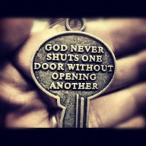God. Life. Quote key. Door
