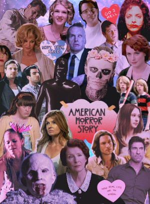 american horror story Season 1 AHS Meus collage murder house minhas ...