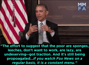 media fox news president obama poverty stereotypes income inequality