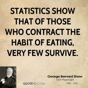 Statistics show that of those who contract the habit of eating, very ...