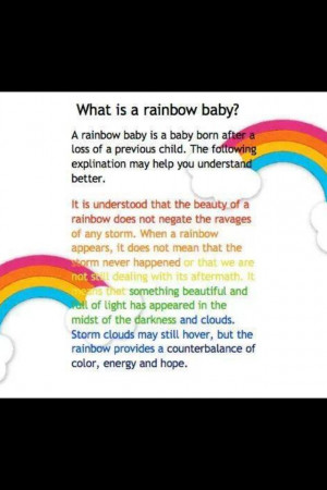 Rainbow Baby Quotes. QuotesGram
