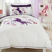 Girls-Prancing-Dreams-Horse-SINGLE-or-DOUBLE-choice-QUILT-COVER-SET ...
