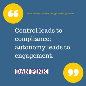 Quote by career analyst, TED speaker and best selling author Dan Pink ...
