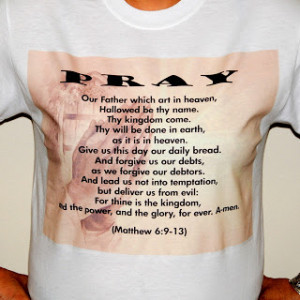 the lord s prayer christian t shirts bible verse 2 no j 033