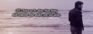 Boy alone quotes Facebook Covers