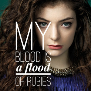 cannot stop listening to “Yellow Flicker Beat” , Lorde’s song ...