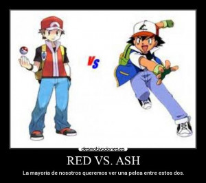 Pokemon Trainer Red vs Ash