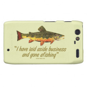 Fly Fishing Quote Motorola Droid RAZR Covers