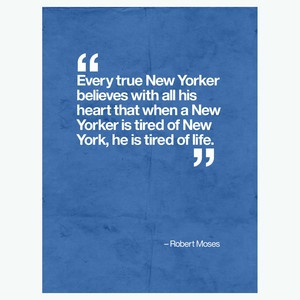 Robert Moses Quote Blue now featured on Fab.